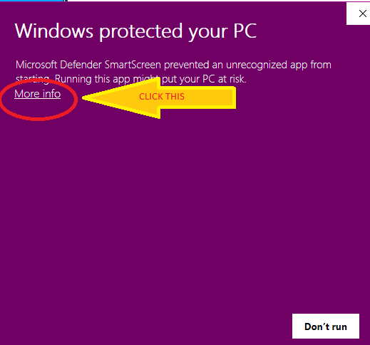 Security Warning - Step 2