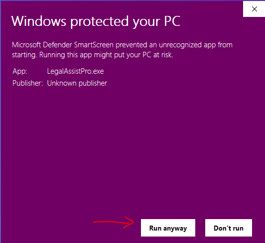 Security Warning - Step 3